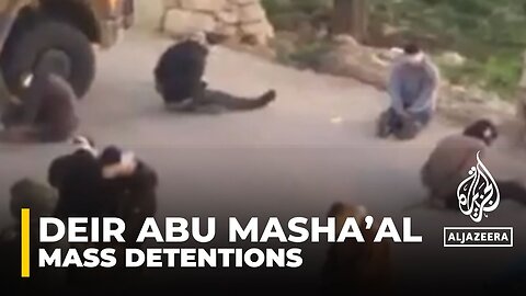 Mass detentions in the occupied west bank