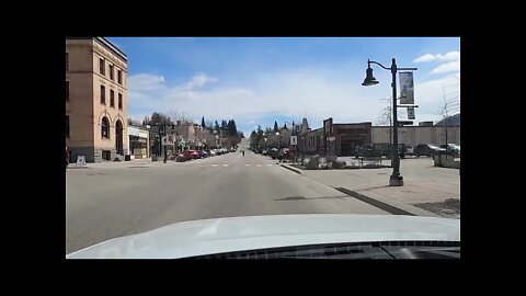 Driving through Rossland BC - Heading to Trail