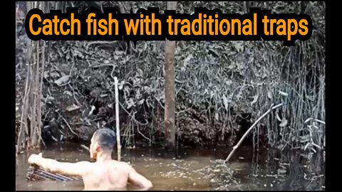 Catch fish with traditional traps