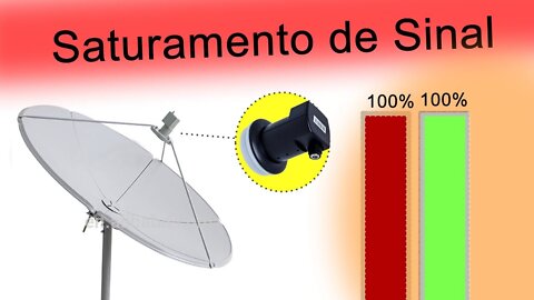 Saturamento de sinal pode atrapalhar uma recepção de sinal