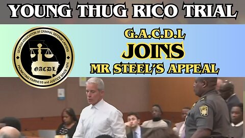 Mr Steel's appeal joined by The Georgia Association of Criminal Defense Lawyers. #ysltrial