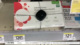 At-home COVID-19 testing kits in short supply at pharmacies