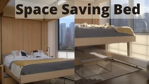 The amazing space saving bed for smart 🏠