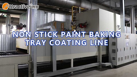 Non-Stick Paint Baking Pan Spray Painting Line