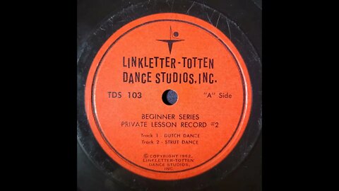 Linkletter-Totten Dance Studios, Inc. - Beginner Series Private Lesson Record #2