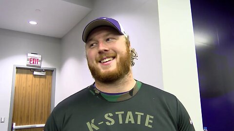 Kansas State Football | Eli Huggins Postgame Interview | K-State 34, West Virginia 17