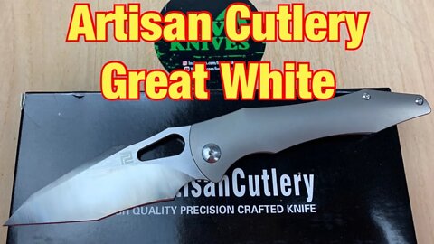 Artisan Cutlery Great White / includes disassembly/ Gavko design !