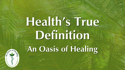 Optimal Functioning Of The Organism Equals Health