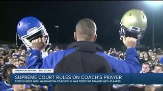 Green Country football coach responds to high court siding with coaches praying with players