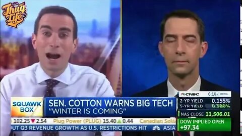 Senator Tom Cotton Schools Fake News Bullshitter