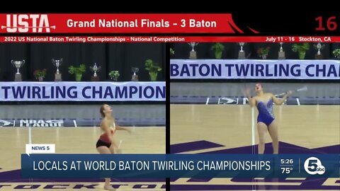 Northeast Ohioans Compete at World Baton Twirling Championship