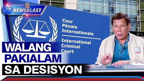 FPRRD, walang pakialam sa desisyon ng ICC sa 'War on drugs'