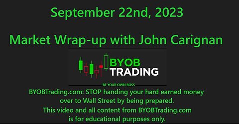 September 22nd, 2023 BYOB Market Wrap Up Video