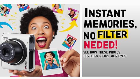 Watch Your Memories Come to Life INSTANTLY! | FUJIFILM Instax Mini Film Magic!