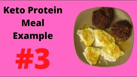 Keto Protein Meal Example No 3 on keto diet #shorts