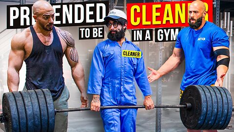 Elite Powerlifter Pretended to be a CLEANER | Anatoly GYM PRANK