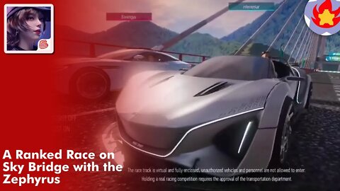 A Ranked Race on Sky Bridge with the Zephyrus | Ace Racer