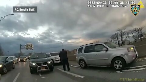 Cop Shoots at Catalytic Converter Thief at NYPD Roadblock on Belt Parkway