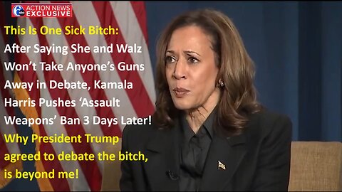 After Saying She and Walz Won’t Take Anyone’s Guns Away in Debate, Kamala Harris Pushes ‘Assault Weapons’ Ban 3 Days Later