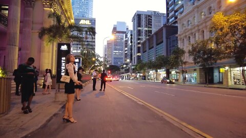 Brisbane City Evening Walk | Australia - Queensland