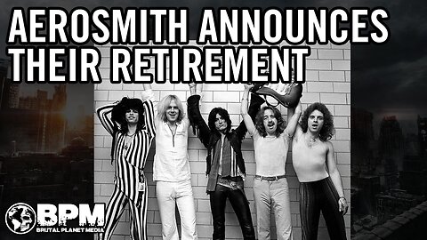 Aerosmith Announces Retirement!