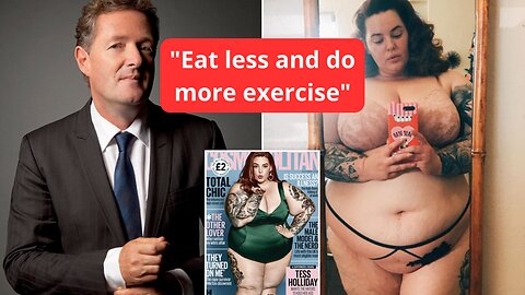 Fat Acceptance vs Piers Morgan | "EAT LESS" #piersmorgan