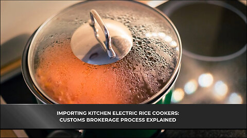 Navigating Customs Clearance: Importing Advanced Rice Cookers into the USA