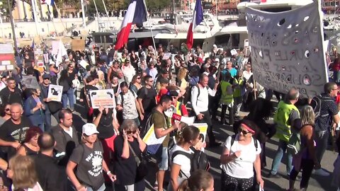 Nice 23 Octobre : manifestation sur le port malgré l'interdiction