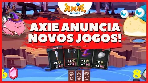 AXIE INFINITY (ORIGIN V3): AXS SOBE 50% EM UM DIA! SKY MAVIS ANUNCIA 12 NOVOS JOGOS!