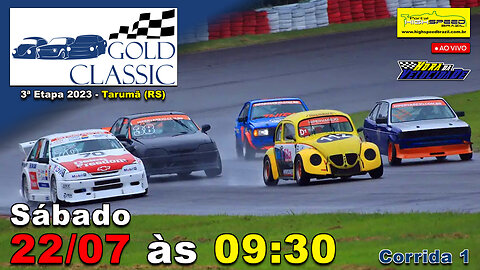 🔴 GOLD CLASSIC | Corrida 1 | 3ª Etapa 2023 | Tarumã (RS) | Ao Vivo