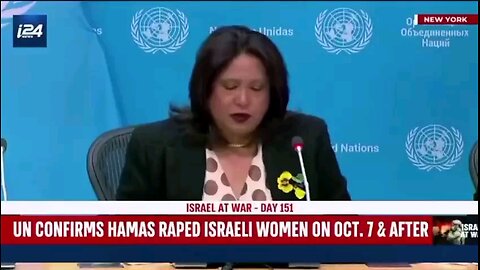 Thank you UN for finally admitting that rapes and murder took place on Oct.7th. Took you long enough