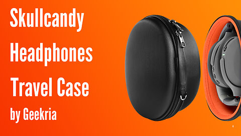 Skullcandy Over-Ear Headphones Travel Case, Hard Shell Headset Carrying Case | Geekria