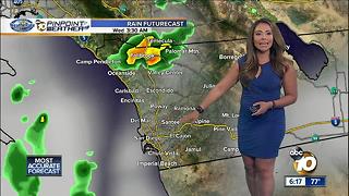 10News Pinpoint Weather with Meteorologist Angelica Campos