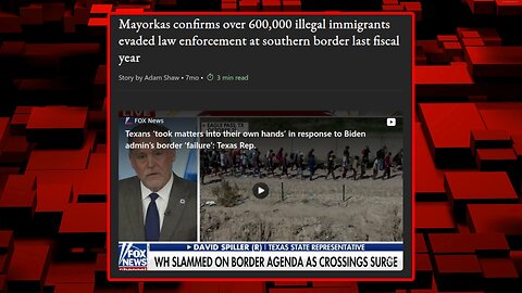 DHS Sec Amits Over 600K Illegals Evaded Border Patrol in 2023