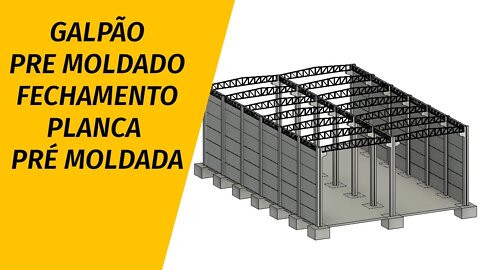 Painel pre moldado galpao familias Revit Parte 3