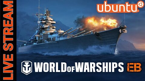 World of Warships LIVE #11 (CHABS) Clan on Ubuntu Linux LIVE