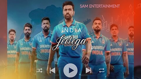 A cheer up song for the Indian cricket team for T20 WC 2024, Music Arrangement Sam B