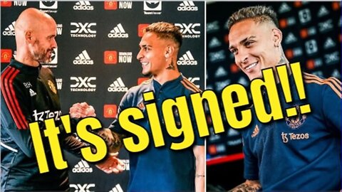 ✍️ Antony signs with Manchester United 🤗 - Latest news from Manchester