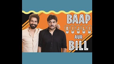 Baap Bijli Aur Bill Ft. Shahid Kapoor _ _ #shorts I Ashish Chanchlani | Simran Dhanwani |Jadu 2023