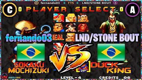 Real Bout Fatal Fury (fernando03 Vs. LND/STONE BOUT) [Brazil Vs. Brazil]