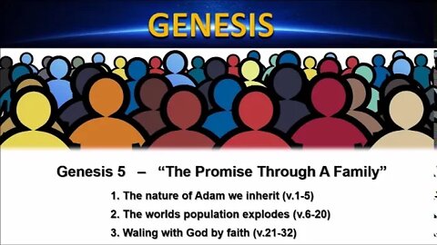 Genesis 5 – “The Promise Through A Family” - Calvary Chapel Fergus Falls