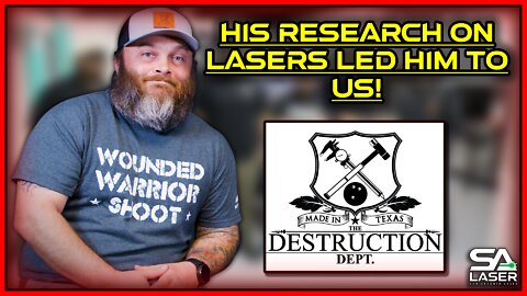 His research led him to our laser!