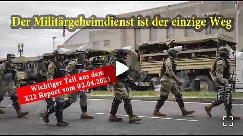 Der Militärgeheimdienst ist der einzige Weg.