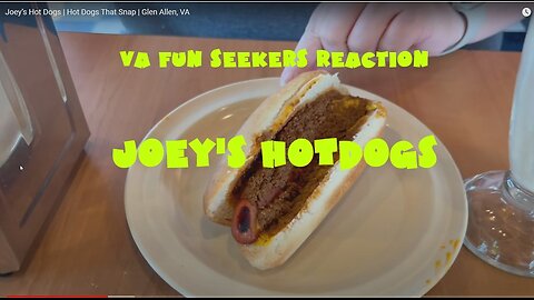 VA Fun Seekers Reaction Video - Joey's Hotdogs