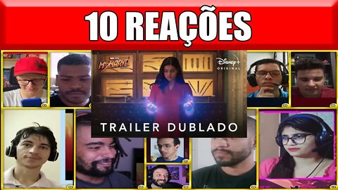 MULT REACT Ms. Marvel Trailer Oficial Legendado Disney+