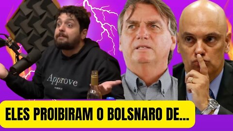 Eles proibiram o Bolsonaro de ... Monark bravo dispara contra o STF no podcast Monark Talks.