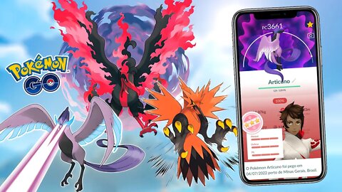 Pássaros LENDÁRIOS de GALAR CHEGANDO?! Zapdos, Moltres e Articuno na FORMA DE GALAR! Pokémon GO