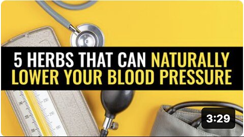 5 Herbs that can naturally lower your blood pressure