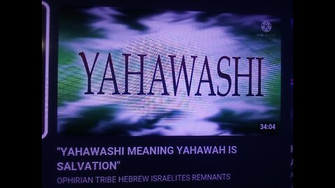 HOPE AND SALVATION OF THE ISRAELITES: YAHAWASHI THE SON OF THE LIVING GOD YAHAWAH IS THE MESSIAH