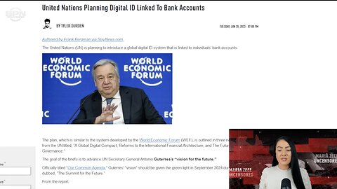 Worldwide BAN on GAS Incoming, UN Announces Digital ID Linked to CBDC!!!